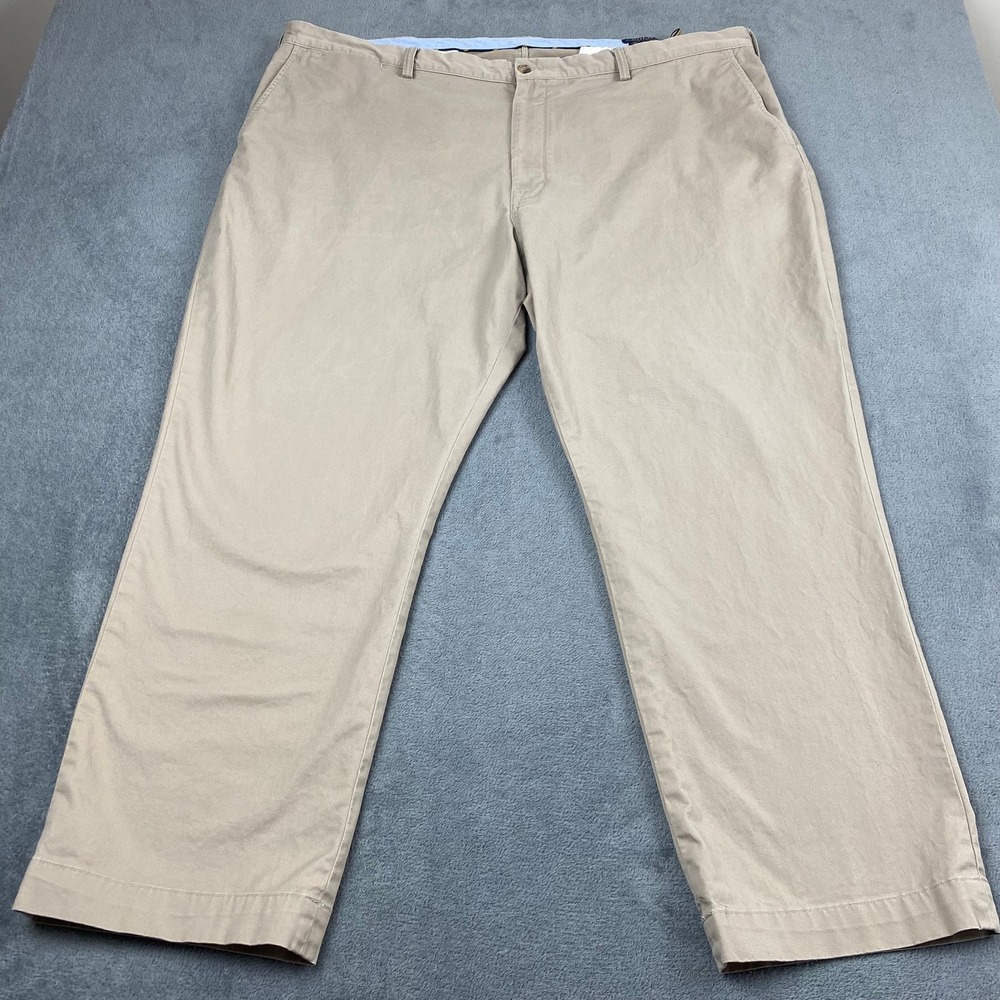 Polo Ralph Lauren Mens 48x30 Stretch Classic Fit Chino Pants Tan Khaki Twill